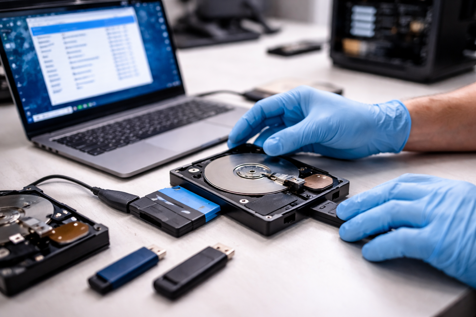 Data recovery van harde schijf of externe schijf